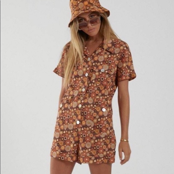 Afends Pants - BNWT AFENDS Daisy May Playsuit